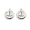 Rack Plating Alloy Charms FIND-Q108-17AS-1