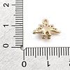 Brass Micro Pave Cubic Zirconia Pendants KK-M306-06G-09-3