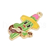 Cinco De Mayo Theme Alloy Enamel Pendants FIND-M080-02A-G-2