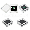 Acrylic Loose Diamond Packaging Boxes with Magnetic CON-WH0105-14B-1
