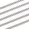 Yilisi 304 Stainless Steel Cuban Link Chains FIND-YS0001-20-3