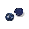 Dyed Natural Dome/Half Round Lapis Lazuli Cabochons G-A136-C03-12mm-2