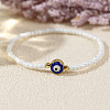 Evil Eye & Glass Seed Bead Stretch Bracelets HU1400-1