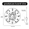 CREATCABIN Pendulum Board Dowsing Necklace Divination DIY Making Kit DIY-CN0001-78-2