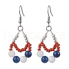 304 Stainless Steel Teardrop Dangle Earrings EJEW-MZ00462-01-2