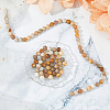 SUPERFINDINGS 2 Strands Natural Fossil Coral Beads Strands G-FH0002-34-4