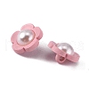 1-Hole Plstic Shank Buttons BUTT-WH0020-26A-2