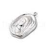 304 Stainless Steel Pendants STAS-S163-06A-P-2