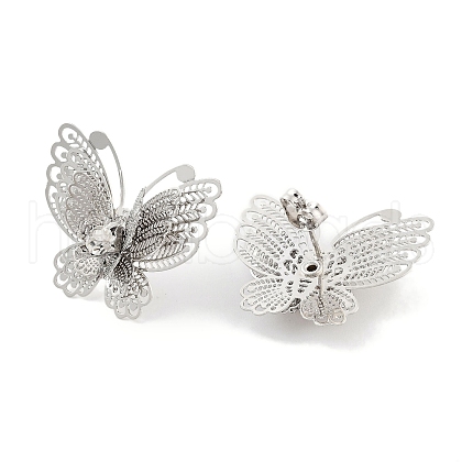 304 Stainless Steel Stud Earrings for Women EJEW-K283-05P-1