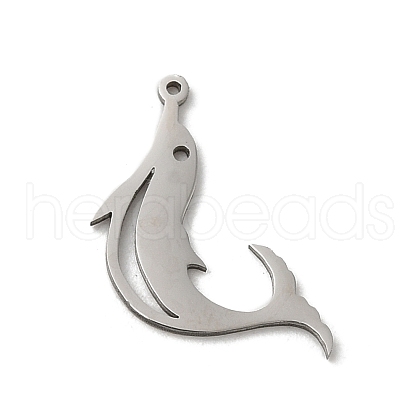 Non-Tarnish 201 Stainless Steel Pendants STAS-E206-04P-02-1