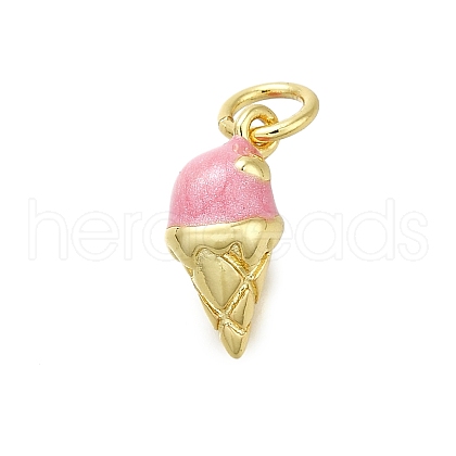 Brass Enamel Charms KK-K400-26G-01-1
