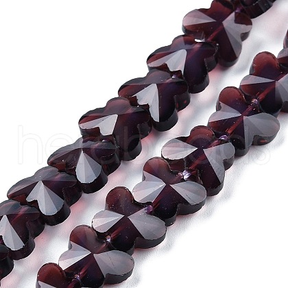 Transparent Glass Beads Strands EGLA-L045-I-C02-1