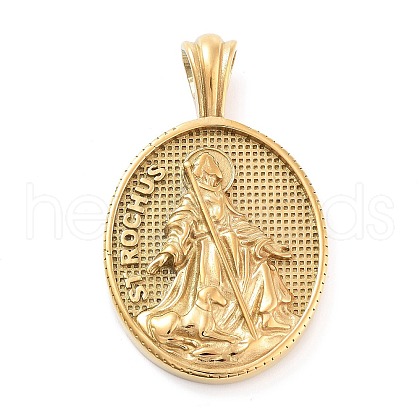 Ion Plating(IP) 304 Stainless Steel Pendants STAS-R225-03G-1