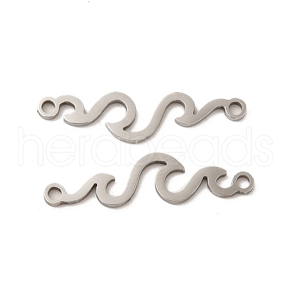 Non-Tarnish 201 Stainless Steel Connector Charms STAS-K251-081P-1