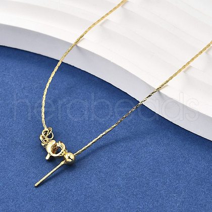0.8MM Brass Cardano Chain Adjustable Slider Necklaces NJEW-M108-28G-1
