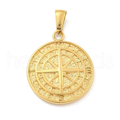Ion Plating(IP) 304 Stainless Steel Pendants STAS-C102-13G-1