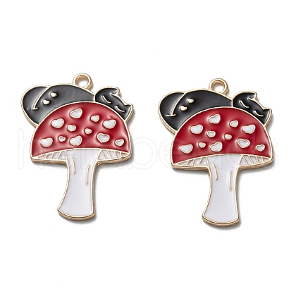 Autumn Theme Alloy Enamel Pendants FIND-I014-10LG-1