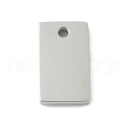 304 Stainless Steel Stamping Blank Tag Charms STAS-D365-07P-1