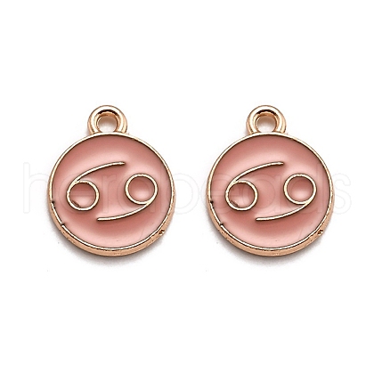 Alloy Enamel Pendants ENAM-S124-01B-11D-1