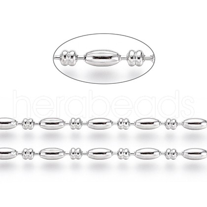 Non-Tarnish 304 Stainless Steel Ball Chains CHS-L024-022A-1