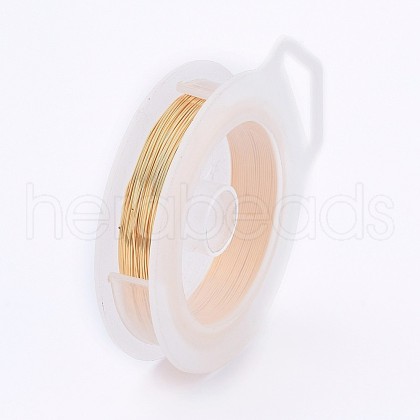 Round Copper Wire for Jewelry Making CWIR-WH0001-0.25mm-07-1