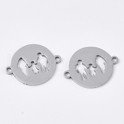 Tarnish Resistant 201 Stainless Steel Links connectors STAS-S105-T881-1-1