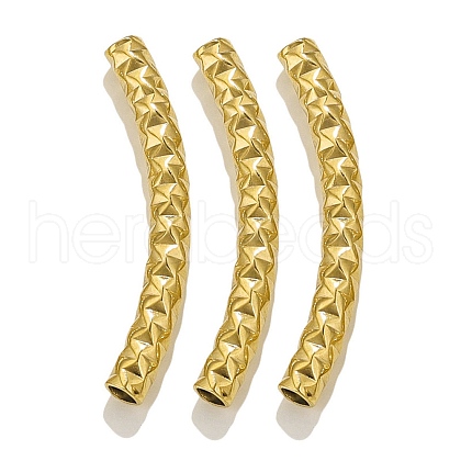 304 Stainless Steel Curved Tube Beads STAS-M071-03I-G-1