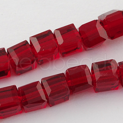 Glass Bead Strands GLAA-R041-6x6mm-02-1