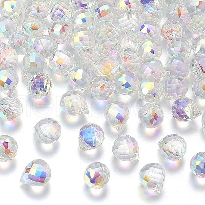 Transparent Glass Charms GLAA-P070-A04-1
