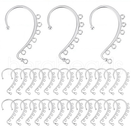 SUNNYCLUE 30Pcs Alloy Ear Cuff Findings FIND-SC0003-94S-1