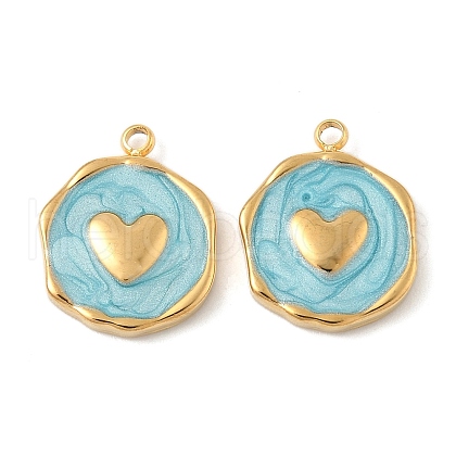 304 Stainless Steel Enamel Charms STAS-U057-14G-02-1