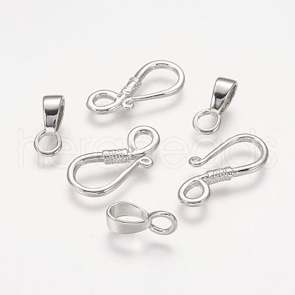 Brass Hook and Eye Clasps KK90-1
