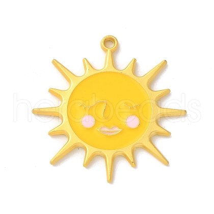 Alloy Enamel Pendants FIND-D276-03-1