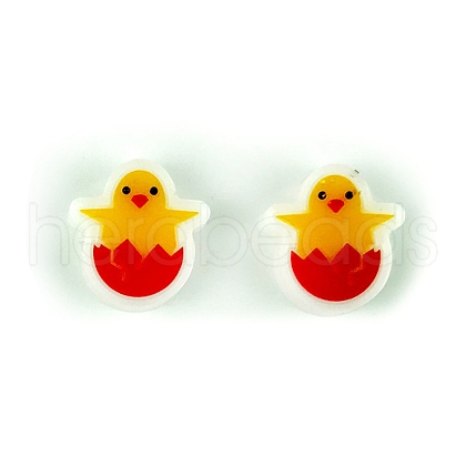 Easter Theme Ear Stud Ornament Silicone Molds DIY-J009-01B-1