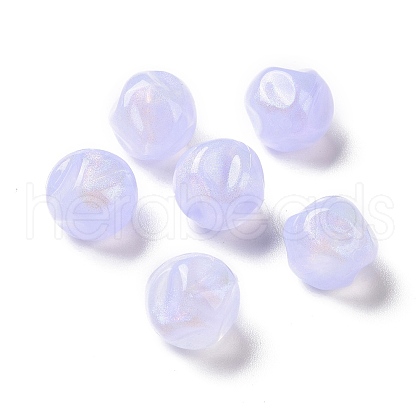 Opaque Acrylic Beads OACR-E014-16D-1