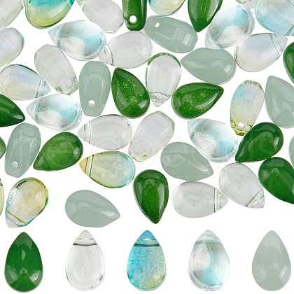 SUNNYCLUE 150Pcs 5 Style Glass Charms GLAA-SC0002-16C-1