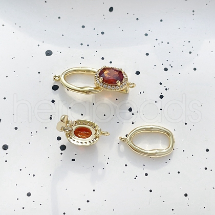Cubic Zirconia with Brass Pendants PW-WG47088-03-1