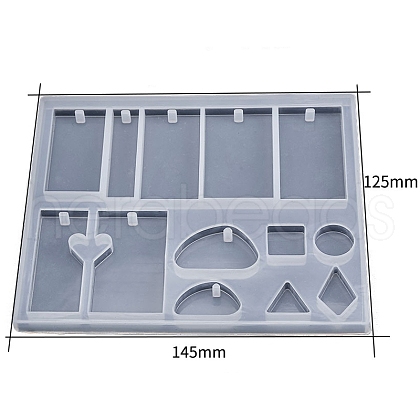 DIY Silicone Pendant Molds PW-WG12787-02-1