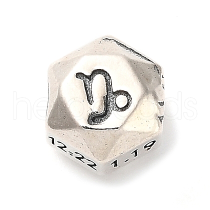 S925 Sterling Silver Beads STER-K183-03AS-10-1