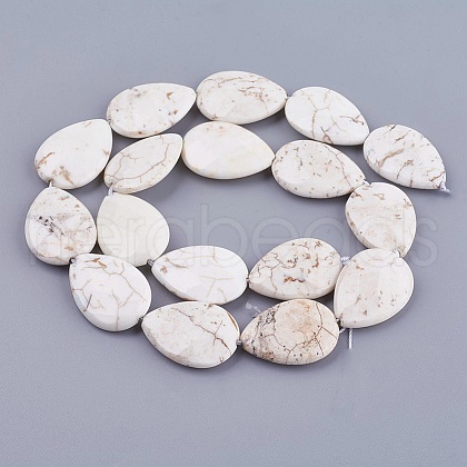 Dyed & Heated Natural Magnesite Beads Strands TURQ-F010-13-1