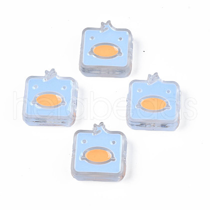 Transparent Acrylic Beads ACRC-S039-09A-1
