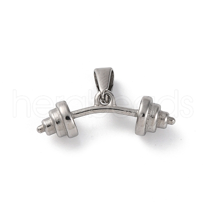 Anti-Tarnish 304 Stainless Steel Pendants STAS-H216-70A-P-1