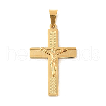 304 Stainless Steel Pendants STAS-U040-03G-1