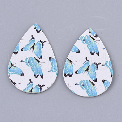PU Leather Big Pendants X-FIND-R072-10-C08-1
