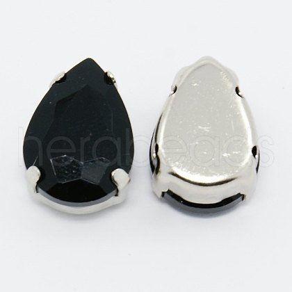 Sew on Rhinestone RGLA-A022-6x8mm-18P-1