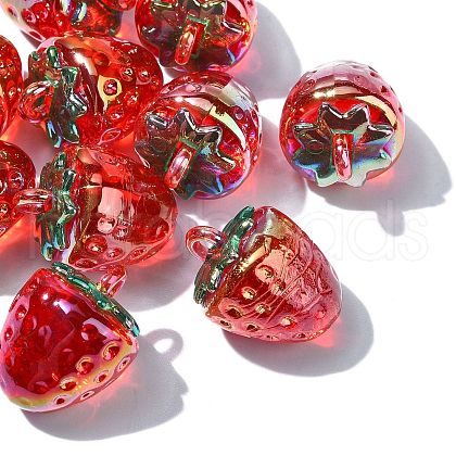 Transparent Resin Pendants RESI-CJC0011-47-1