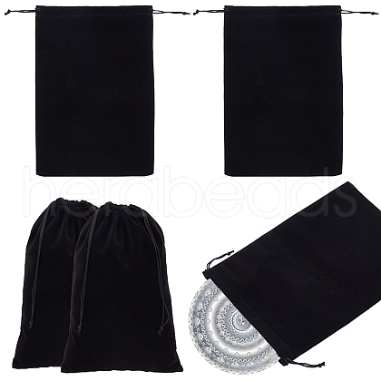 Velvet Jewelry Drawstring Pouches ABAG-WH20013-01A-1