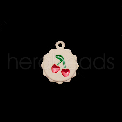 Alloy Enamel Pendants HJEW-CJC0005-006-1