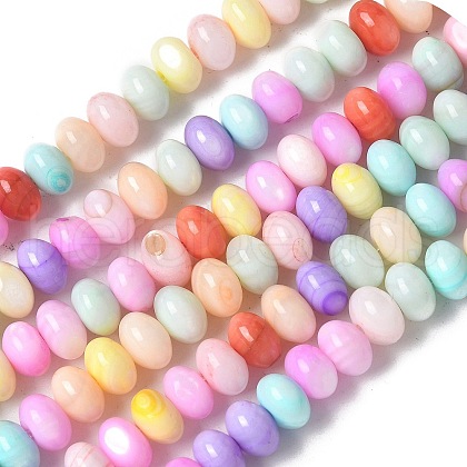 Natural Freshwater Shell Beads Strands SSHEL-C013-07E-1