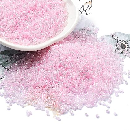 Transparent Colours Glass Seed Beads SEED-H003-01C-1